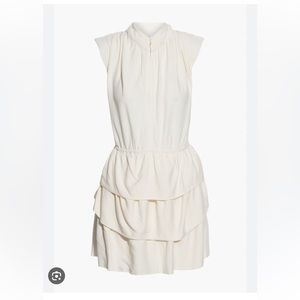 IRO Calcie layered jacquard mini dress